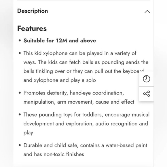 Hape Pound & Tap Bench with Slide Out Xylophone - Picture 13 of 14